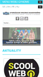 Mobile Screenshot of gynome.cz