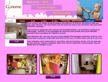Tablet Screenshot of gynome.be
